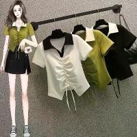 ราคา เสื้อยืดสวยๆผู้หญิงสายอวบ เสื้อโปโลผู้หญิง เสื้อครอปสาวอวบ เสื้อผ้าสาวอวบไซซ์ใหญ่ (1730340536302733820)