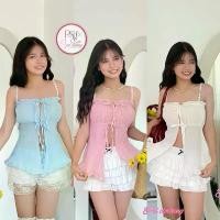 ราคา เสื้อสายเดี่ยว ผูกหน้า งานผ้าเรียบหรู ดูแพง คําแนะนําการขายที่ร้อนแรงในเดือนนี้ แฟชั่น หน้า ร้อน ชุด ไป เที่ยว คาเฟ่ (1731810095199389505)