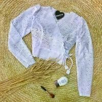 ราคา เสื้อลูกไม้สีขาว แขนสั้นตีดโบว์ แขนยาวงานซิบหลังงานติดเย็บผีมือมีพร้อมส่งทั่วไทยค่ะ ผู้หญิง Women Clothing กร้าม เสื้อครอป เสื้อผ้าแนวแฟรี่ เอวลอยลายไฟ เสื้อสายเดี่ยว เสื้อกล้ (1731436808274545537)