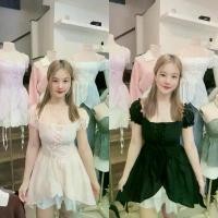 ราคา เสื้อเปิดไหล่ สายเดี่ยว เชือกผูกหน้า รุ่นเเมงกระพรุนแหวกด้านหน้าแบบสับ คลังสินค้า ผู้หญิง Clothing Women เสื้อครอป เสื้อสายเดี่ยว (1731435205997725869)