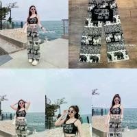 ราคา S04 เสื้อสายเดี่ยว + กางเกงคาโก้ 4 กระเป๋า ผ้าสปันตามแบบฉบับกก.ช้าง ลุคชิลๆ สบายๆๆ ใส่ได้ตลอดเลยคร่า แพทเทิร์นเป๊ะปัง (1730027441193191565)