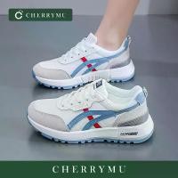ราคา CHERRYMU รองเท้าแฟชั่น QZ187 รองเท้าผ้าตาข่าย ระบายอากาศ รองเท้าผ้าใบผู้หญิง (1730560353754581480)