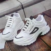 ราคา จัดส่งเร็วจากประเทศไทย รุ่น q120 รองเท้าผ้าใบผู้หญิง รองเท้ามินิมอล 5 ซม. แฟชั่น สไตล์เกาหลีป่า รองเท้าคิตตี้ (1730905659843316134)