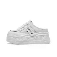 ราคา รองเท้าผ้าใบผู้หญิง รองเท้าผ้าใบลำลอง รองเท้าแตะแบบสวม สูง8ซม เปิดส้น ใส่ง่ายใส่สบาย เก็บเงินปลายทาง สินค้าแนะนำ (1731743098015155250)