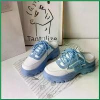 ราคา ส่งด่วนจาก กทม รุ่นQ116รองเท้าเสริมส้นน่ารักๆ สไตล์เกาหลีสุดฮิต รองเท้าผ้าใบผู้หญิง รองเท้าแฟชั่น เปิดส้น ไซส์ 36-44 (1730679135466261106)