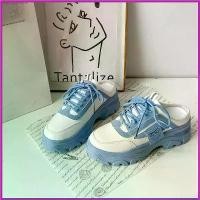 ราคา ส่งด่วนจาก กทม รุ่นQ116รองเท้าเสริมส้นน่ารักๆ สไตล์เกาหลีสุดฮิต รองเท้าผ้าใบผู้หญิง รองเท้าแฟชั่น เปิดส้น ไซส์ 36-44 (1730610324798605866)