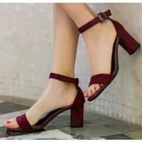 ราคา [จัดส่งทันที] มาใหม่ รองเท้าส้นสูงผู้หญิง รองเท้าแฟชั่น งานเรียบๆๆ สีสวย งานเบา ใส่สบาย พร้อมส่งนะ A431 (1731328621365790258)