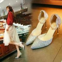 ราคา รองเท้าส้นสูง หัวแหลม กลวง รองเท้าส้นสูงผู้หญิง ส้นกลาง สายรัดข้อเท้าส้นเข็ม เซ็กซี่ รองเท้าแตะปิดนิ้วเท้า แฟชั่นฤดูใบไม้ผลิและฤดูร้อน ใหม่ในปี 2568 (1732280272638675654)