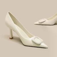 ราคา รองเท้าส้นสูงผู้หญิง ส้นกริชแหลมฝรั่งเศส สไตล์ใหม่ฤดูใบไม้ผลิ 2025 แฟชั่นสวย อเนกประสงค์ สง่างาม คัตเอาท์ตื้น ปั๊มแมรี่เจน รองเท้าส้นสูง 5 นิ้ว รองเท้า ใส่ ไป งานแต่ง ส้น (1731270751412192477)