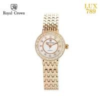 ราคา นาฬิกา Royal Crown ผู้หญิง สายสแตนเลส ประดับเพชร CZ รุ่น 3650 มีให้เลือก 4 สี (1730237118573349360)