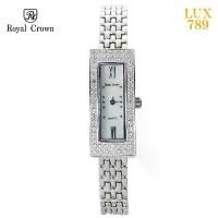 ราคา นาฬิกา Royal Crown ผู้หญิง สายสแตนเลส ประดับเพชร CZ รุ่น 2311L (1730247424255691248)