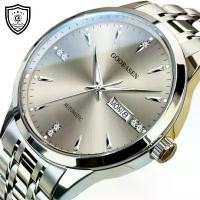 ราคา นาฬิกาผู้ชาย, นาฬิกาสวิสสิบอันดับแรก, สินค้าเดิมและของแท้, ปฏิทินคู่, แฟชั่นเรียบง่าย, กันน้ำ, กลไกอัตโนมัติ, นาฬิกา (1731550954578283036)