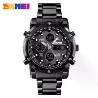 ราคา นาฬิกาข้อมือสายเหล็ก, SKMEI 1389, นาฬิกา Relogio Masculino, นาฬิกาควอทซ์ดิจิตอล, สำหรับผู้ชาย, ควอตซ์สามเวลา, นาฬิกานับถอยหลัง, นาฬิกาข้อมือผู้ชาย (1732316665805703948)