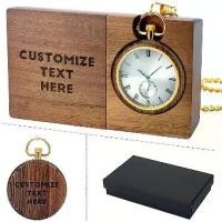 ราคา นาฬิกาพกไม้แกะสลักส่วนบุคคล 2 in 1 สำหรับผู้ชาย พ่อและลูกชาย ชื่อข้อความที่กำหนดเอง โบราณ BOBO BIRD นาฬิกาตั้งโต๊ะ (1729888672107236035)