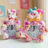 ราคา นาฬิกาปลุก Hello Kitty Kirby ดีไซน์น่ารัก ขนาดเล็ก เหมาะสำหรับหอพักนักเรียน นาฬิกาตั้งโต๊ะ จับเวลา เสียงดังที่มีประสิทธิภาพ (1731878706665261625)
