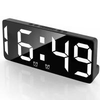 ราคา นาฬิกาตั้งโต๊ะ กระจก LED นาฬิกาตั้งโต๊ะดิจิตอล ตารางนาฬิกาปลุก อิเล็กทรอนิกส์นาฬิกาดิจิตอลตั้งโต๊ะ นาฬิกาดิจิตอล (1729756954402720284)