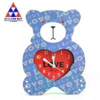 ราคา TIANTIAN นาฬิกา นาฬิกาตั้งโต๊ะ นาฬิกาหน้าปัดหัวใจนาฬิการูปหมี (1729704952619174838)