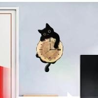 ราคา นาฬิกาแมว, โมเดิร์น มินิมอล, นาฬิกาแขวน, ห้องนั่งเล่น, 2024 ดีไซน์สร้างสรรค์ใหม่, แขวนผนัง, ศิลปะระดับไฮเอนด์, นาฬิกาแขวนผนัง (1732171601868196388)