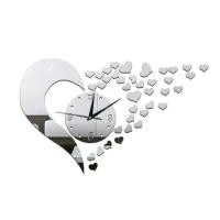 ราคา นาฬิกาแขวนผนัง สีพื้น รูปหัวใจ นาฬิกาแขวน ตกแต่งผนัง (1730017411347089870)