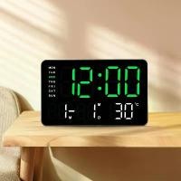ราคา นาฬิกาปลุกดิจิตอล นาฬิกาอิเล็กทรอนิกส์, มัลติฟังก์ชั่น, ดีไซน์มินิมอล, นาฬิกาปลุก LED, นาฬิกาข้างเตียง, นาฬิกาดิจิตอลมินิมอล, GH0722 (1731862665815623374)