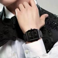 ราคา นาฬิกาข้อมือผู้ชาย SFKHASDH-(COD) แฟชั่น หน้าปัดเหลี่ยม อะนาล็อก ดิจิตอล แบ็คไลท์ นาฬิกาปลุก กันน้ำ ส่งฟรี (1731953687444685899)