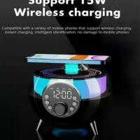 ราคา ลำโพงบลูทูธ, คาร์โรเชียรี่, บล็อกเสียง, 96 เจ็ต 12, เหมาะสำหรับเวทีไฟอวกาศข้ามพรมแดน, นาฬิกา, นาฬิกาปลุก, แสงบรรยากาศ, ที่ชาร์จไร้สาย 15W, เสียงของขวัญ, กล้องส่องทางไกลในรถยนต์ (1731398506886891632)