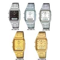 ราคา AQ-230A M&F Watch นาฬิกาข้อมือ Casio วินเทจ สองระบบ รุ่น AQ-230A สินค้าของแท้ รับประกันูศนย์ 1 ปี นาฬิกาสำหรับทุกเพศ (1729623066595593113)