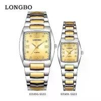 ราคา นาฬิกาข้อมือ Longbo สาย2k หน้าปัดเหลี่ยม กันน้ำ สีเงิน (1729987528294303849)