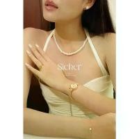 ราคา pasonne.co นาฬิกาข้อมือ รุ่น sicher หน้าปัดหรูหรา สีทองทั้งตัวเรือน จัดส่งเฉพาะจุด (1731887213547062517)