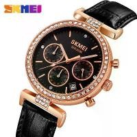ราคา นาฬิกาผู้หญิง, แบรนด์ SKMEI, แฟชั่น, สายหนัง, นาฬิกาจับเวลา, นาฬิกาข้อมือควอทซ์, สำหรับผู้หญิง, Relogio Feminino, Zegarki, นาฬิกาผู้หญิง (1732236420973496849)