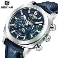 ราคา นาฬิกาควอทซ์กีฬา, Benyar, หน้าปัดเรืองแสง, สำหรับผู้ชาย, นาฬิกาจับเวลา, กันน้ำ 50M, นาฬิกาข้อมือธุรกิจ, Relogios Masculino, ใหม่ในปี 2025, 43mm (1731791536770287573)