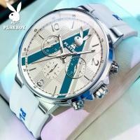 ราคา PLAYBOY นาฬิกาผู้ชาย กันน้ํา 100% แท้ ยาง สายนาฬิกา นาฬิกาข้อมือกีฬา ของขวัญวันเกิดผู้ชาย 3046 (1729801208391502049)