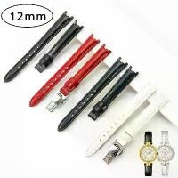 ราคา อุปกรณ์เสริมนาฬิกา 12 มม. สำหรับ Tissot Le Locle หรือ Couturier T094 T035 210A สายนาฬิกา หัวเข็มขัดผีเสื้อ หนังแท้ สำหรับผู้หญิง (1730194828966660446)