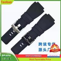 ราคา สายนาฬิกา, ปรับให้เข้ากับนาฬิกา Bell Ross POLICE, สายยางกันน้ำ, อุปกรณ์เสริมนาฬิกาผู้ชาย, ขนาด 24*35mm, LZD (1731576938486466075)