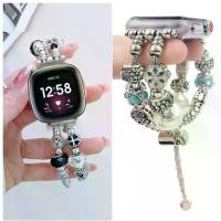 ราคา สายนาฬิกา DIY, แพนโดร่าหรูหรา, สำหรับ Fitbit Versa 4, สายรัด Fitbit Sense 2, Fitbit Versa 3, Fitbit Sense, Fitbit Versa 2, สายรัดข้อมือ, สำหรับ Fitbit Sense 2 (1730846277890509235)