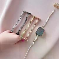 ราคา สายนาฬิกา, เข้ากันได้กับ Huawei Watch Band Fit 1 2 3 4, สไตล์ Chanel, สร้อยข้อมือห่วงคู่ (1731658473190557529)