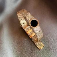 ราคา สายนาฬิกา, สร้อยข้อมือเลขโรมัน, เครื่องประดับออกแบบเฉพาะ INS, สีโรสโกลด์, ทำจากเหล็กไททาเนียม, เครื่องประดับมือ, สไตล์ดาราอินเทอร์เน็ต (1731835805974431031)