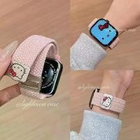 ราคา สายนาฬิกา IWatch พิมพ์ลายคิตตี้, แม่เหล็ก, เหมาะสำหรับ AppleWatch รุ่น Apple S10, 9876 Generation Se, ขายร้อนที่ร้าน, ปี 2025 (1732340443104512900)