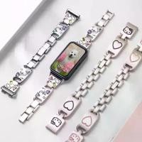 ราคา สายนาฬิกา, ฝังพลอย, เข้ากันได้กับ Huawei Band 10, Huawei Band 9/9nfc/8.8nfc, 7.6 สายพลอย, Huawei Band 10, Huawei Band 9, Huawei Band 8 / Huawei Band 7/Huawei Band 6, เปลี่ยนโลหะ, (1731362496456131925)