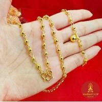 ราคา สร้อยคอทองลายห่วงสลับเม็ดพริก เทียบเท่า 2 สลึง 20 นิ้ว ข้อมือ 1 สลึง 6 นิ้ว ใส่ออกงานได้ ชุบทอง (1729771306186803899)