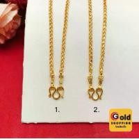 ราคา สร้อยคอทองลายสี่เสาโปร่งคั่นหัวจรวด ความยาว 20, 24 นิ้ว เทียบเท่า 1 บาท ทองชุบ ทองปลอม ใส่แทนของจริงได้ พร้อมส่ง (1730505600571706230)