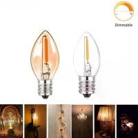 ราคา หลอดไฟ LED เปลี่ยนได้, BZSTB, C7 หรี่แสงได้, E12 และ E14 ขนาดเล็ก, เทียน Edison, สไตล์ย้อนยุค, สีขาวอบอุ่น, หลอดไฟเกลือ, 0.5W เทียบเท่า 5W, ประหยัดพลังงาน 90%, หลอดไฟ LED (1731265715579423442)