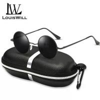 ราคา แว่นกันแดดผู้ชาย LouisWill แว่นกันแดดโพลาไรซ์ UV400 กรอบกลมย้อนยุค แว่นกันแดดกีฬา กิจกรรมกลางแจ้ง แว่นตาสำหรับขับรถและตกปลา พร้อมแผ่นรองจมูกซิลิโคน แว่นกันแดด (1731109211640006893)