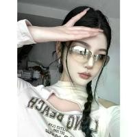 ราคา แว่นกันแดดผู้หญิง สไตล์วินเทจยุโรปและอเมริกา Y2K มิลเลนเนียล สาวฮอต สตรีท เพชรเทียมปรอท สไตล์ Ins ระดับไฮเอนด์ สไตล์อเมริกัน (1731893447054165666)