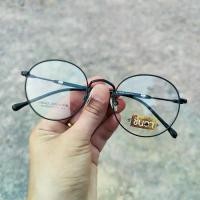 ราคา แว่นวินเทจ กรอบแว่นสายตา กรอบแว่นตา ชินตา รุ่น New Prim Black กรอบสีดำทรงกลมมน ใช้วัสดุคุณภาพดี เลนส์ใส รองรับการนำไปตัดเลนส์สายตา ใส่ได้ทั้งชายและหญิง (1729610984635009832)