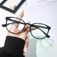 ราคา กรอบแว่นตา TR90 ทรงกลม มีสไตล์ กรอบแว่นตาแสงสีฟ้า ใส่สบาย เหมาะสำหรับสายตาสั้น กรอบแว่นออปติคอล สำหรับเด็กผู้หญิง เบามาก (1730662671945075692)