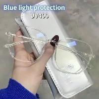 ราคา แว่นตาแฟชั่น กรอบใส ป้องกันแสงสีฟ้า ทรงเหลี่ยม สำหรับผู้หญิง แว่นตาตามใบสั่งแพทย์ กรองแสงสีฟ้า กรอบแว่นตา สไตล์วินเทจ (1731895770074219579)