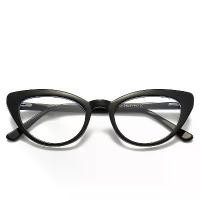 ราคา กรอบแว่นตา unisex, เลนส์แบนออปติคอล, แว่นตาป้องกันแสงสีฟ้า, ขายางยืด, แฟชั่นใหม่, แว่นตาทรงตาแมว, สำหรับผู้หญิง (1731454224984802518)