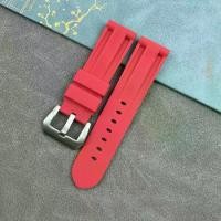 ราคา สายรัดข้อมือ, อุปกรณ์เสริมนาฬิกา, สำหรับ 22 24 มม. Panerai Luminor PAM441 111, สายรัดซิลิโคน, เข็มขัดผู้ชาย, หัวเข็มขัดนาฬิกา (1730332228424599902)