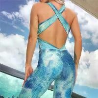 ราคา ชุดกีฬาแฟชั่นสำหรับผู้หญิง ชุดโยคะเปิดหลังเซ็กซี่ จั๊มสูทฟิตเนส ชุดวอร์มผู้หญิง กางเกงยิมควบคุมหน้าท้อง ชุดกีฬา 2021 (1729902716412463858)